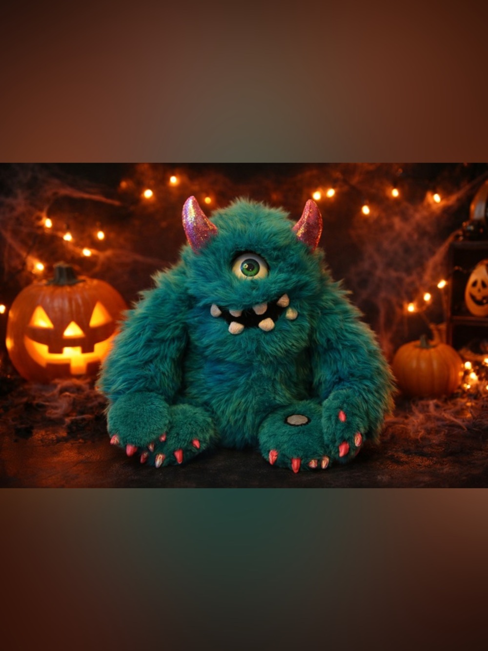 Dan Dee Animated Cyclops Plush Sings Monster Mash Moving Eye Halloween Toy